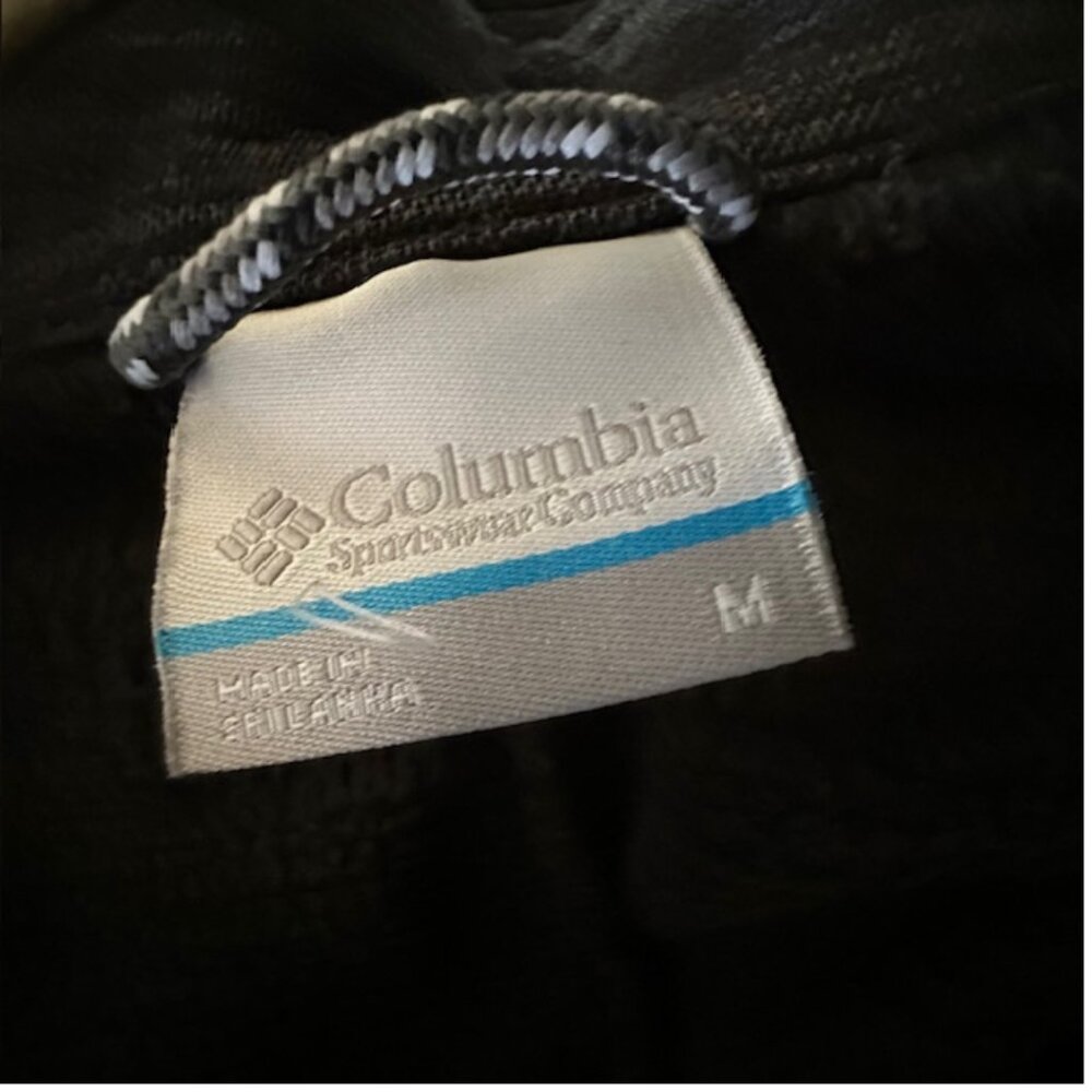NWT Columbia Men's Birch Woods Full Zip Fleece Jacket In Black (Charcoal) Size M - Picture 9 of 11